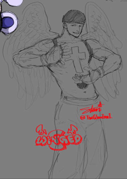 TheGlowZone1's tweet photo. I been watching streetbeefs and holy some absolute characters I love it, had to draw @officialWingedC due to his immense aura. also sorry me no post in a while 👀 https://t.co/ubtmypgvXP