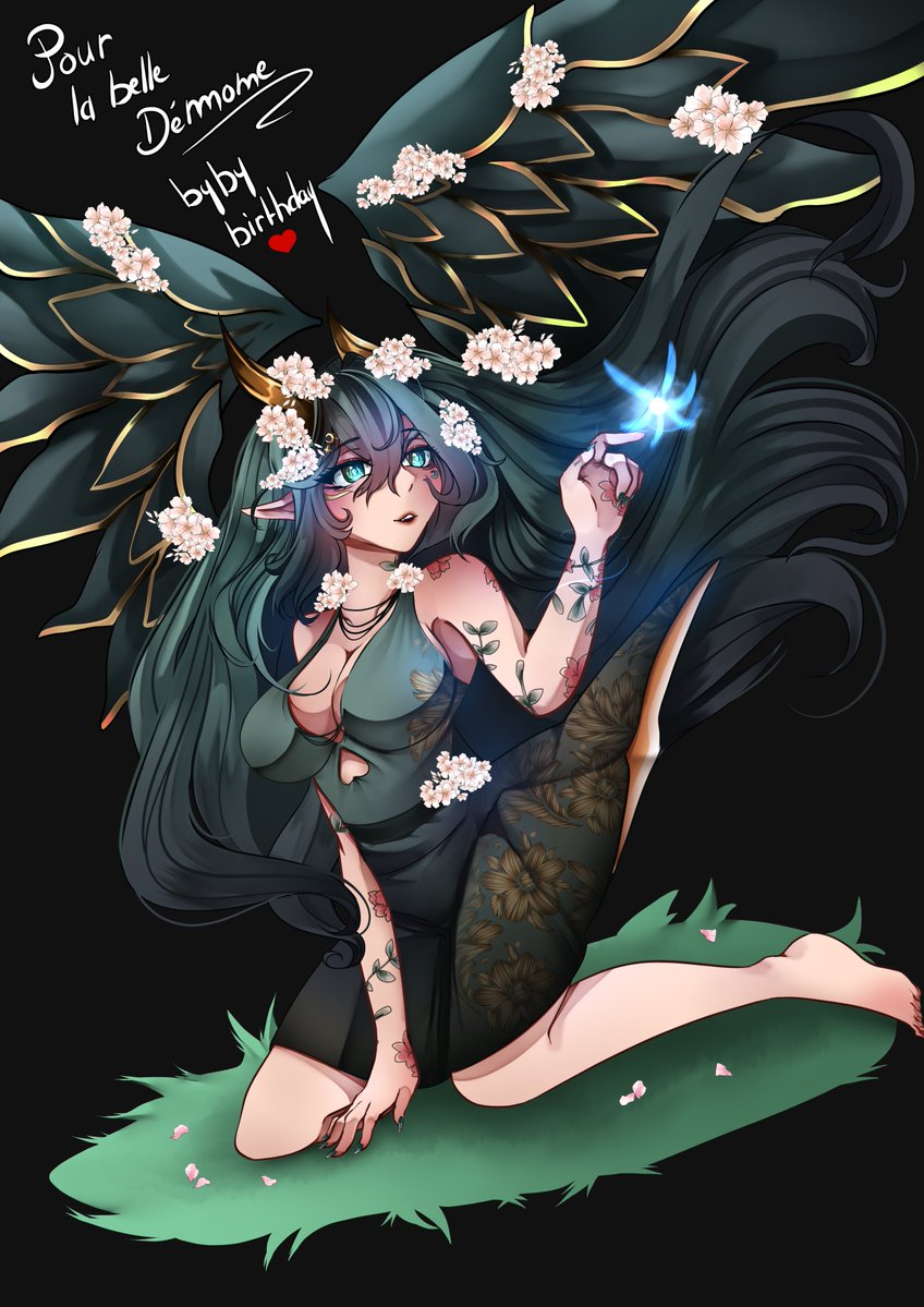 Curbsu_Aki_Chan's tweet image. Draw for @gabinette04 Birthday 💚

Pour la plus belle des démones de la nature !