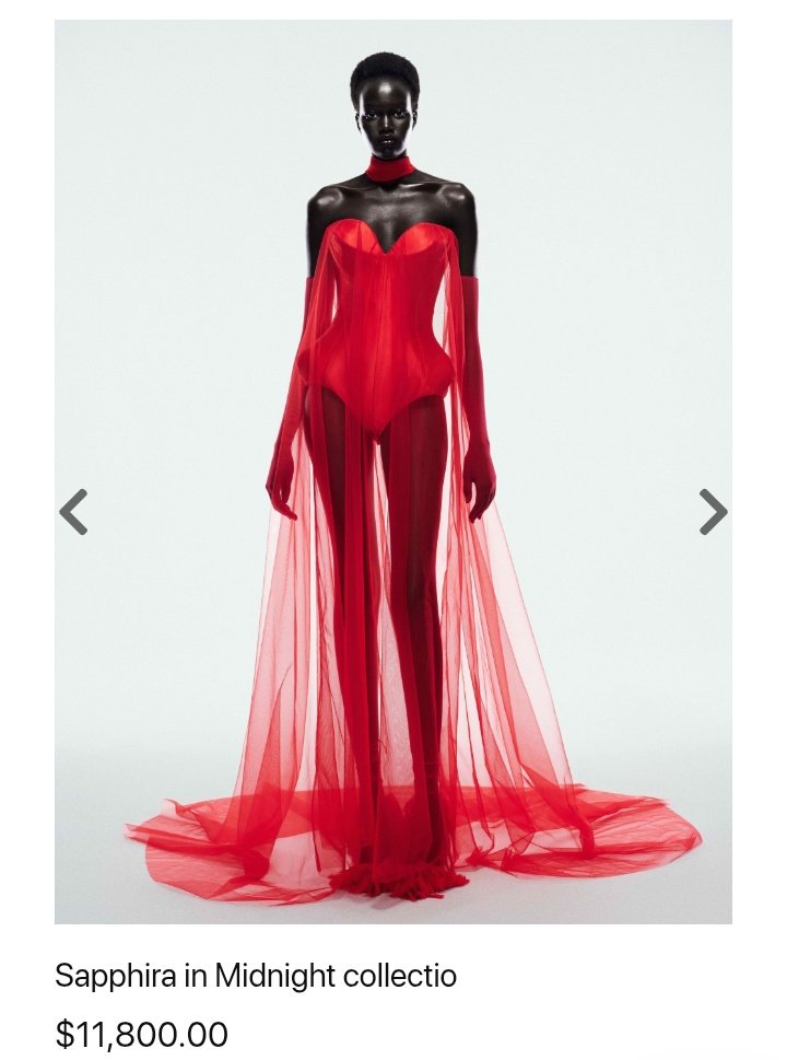 Olandria stuns in the Sapphira Midnight collection No.017 by Cheney Chan