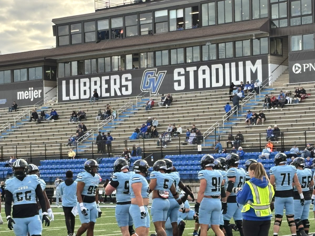 Thank you <a href="/CoachMacCarruth/">🏈Coach Mac🏆</a> and <a href="/gvsufootball/">GVSU Football</a> for the game day experience last night. Had a great time meeting coaches and seeing the show up close!
<a href="/Hudsyfootball/">Hudsonville Football</a> <a href="/alex_pallone/">Alex Pallone</a> <a href="/PrepRedzoneMI/">Prep Redzone Michigan</a> <a href="/MIexposure/">Michigan exposure</a>