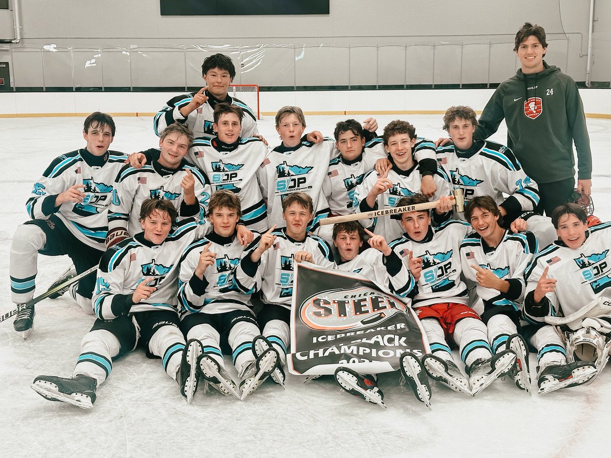 Congrats!! Our U18 Black team won the Steel Icebreaker tourney in Chicago this weekend!