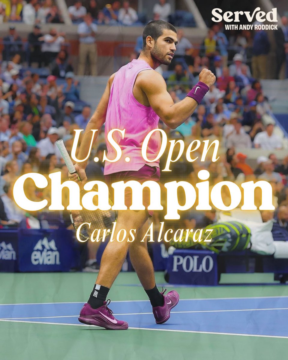 Served_Podcast's tweet image. Your 2025 U.S. Open Champion and new World no. 1! 🏆🇪🇸