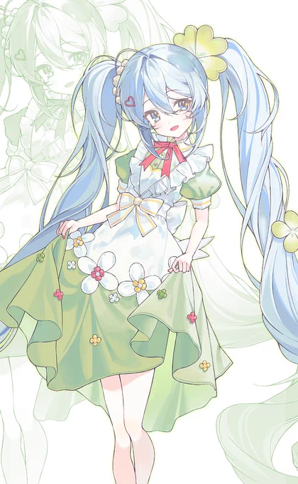 好きなフィギュアのファンアート #初音ミク #VOCALOID