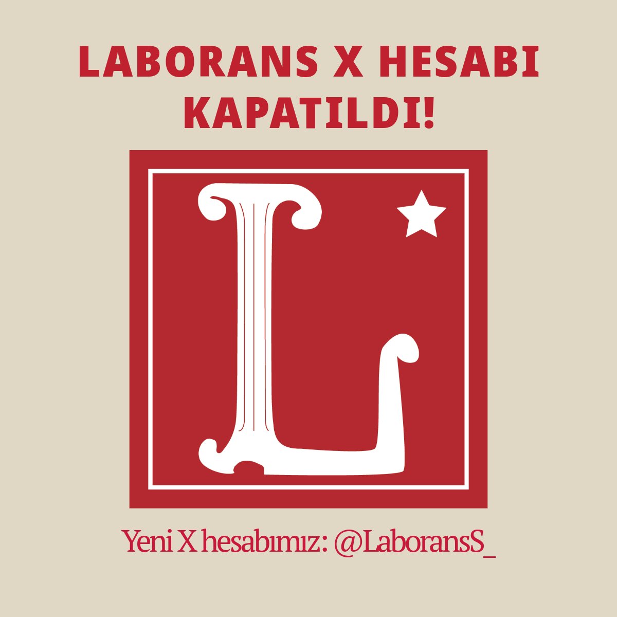 Hazır internet sansürünü aşmak için VPN kullanıyorken, bu hesabımıza getirilen erişim engeline karşı yeni açtığımız X hesabımızı takip etmeyi unutmayın! 👉 <a href="/LaboransS_/">Laborans</a>