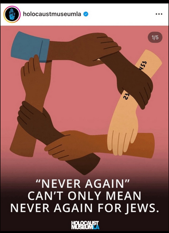 The Holocaust Museum posted this.

Then they deleted it.

But nothing is ever deleted on the internet.

Make them remember that.