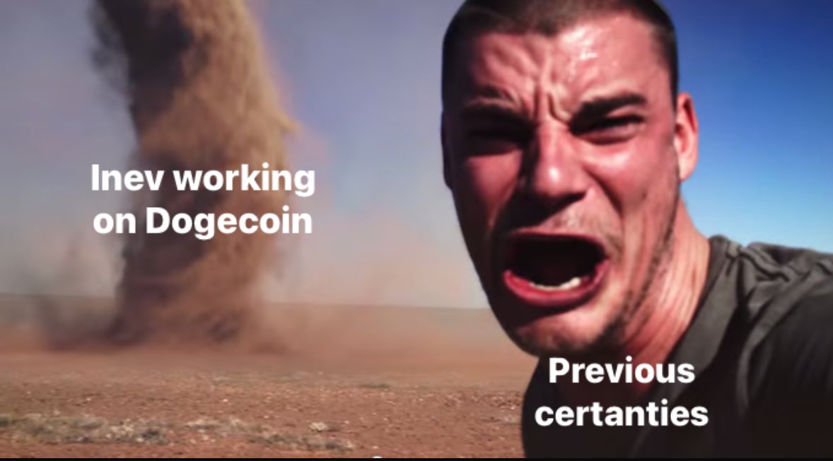 Could be HUGE or not, but we’re scarily a step closer to make Dogecoin the people currency ❤️‍🔥

Inev is not used to hype, be prepared 🌪️