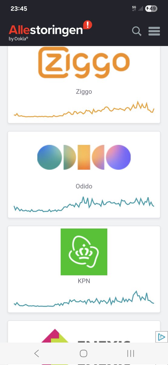 edwinkort's tweet image. Weer waardeloos met #kpn. (En #ziggo en #odido zo te zien bij @AlleStoringen