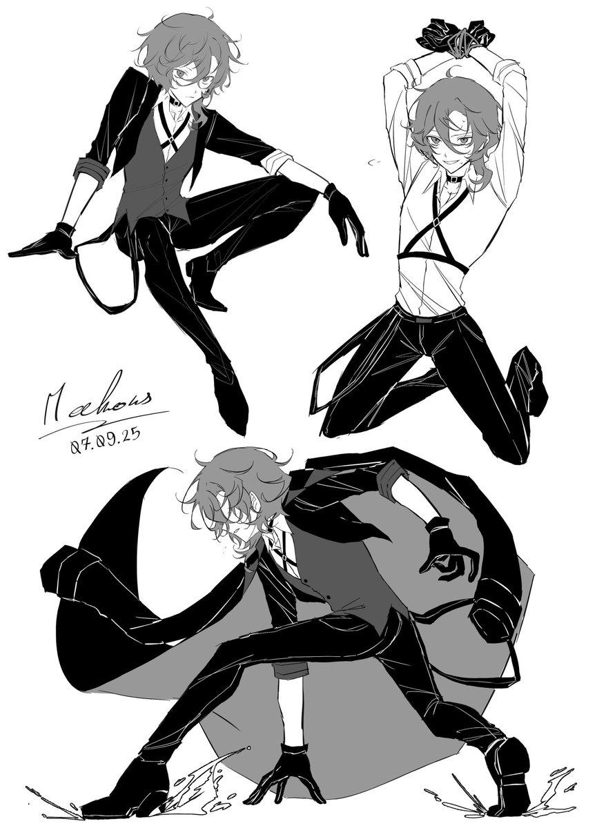 Chuuya sketch page🍷 yahoo