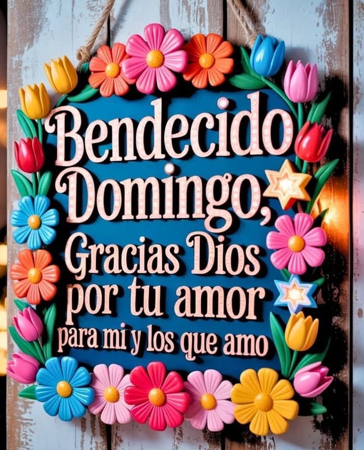 Buenas tardes. Feliz y bendecido DOMINGO 🫶🫶🫶