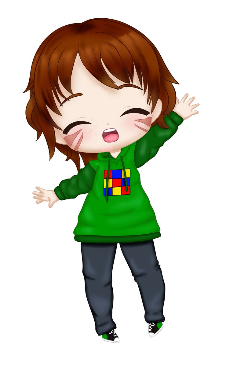 I transform <a href="/RubikMan9876/">Rubik | VTuberQC | ZMGB</a> into this cute chibi!

#VGenComm