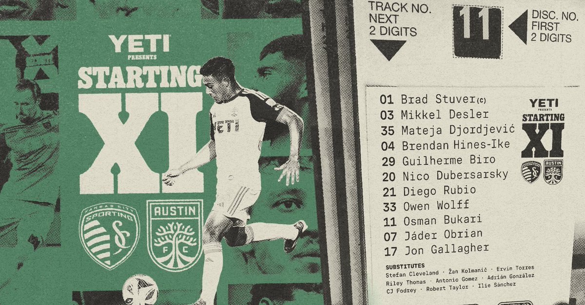 AustinFC's tweet image. Austin&apos;s XI.

#AustinFC x @YETICoolers