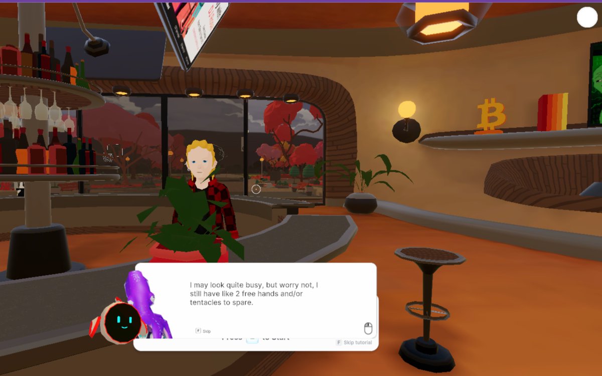 Thanks to <a href="/shefiorg/">shefi.eth (💫,💫)</a>, I learned about <a href="/decentraland/">Decentraland</a>, which could give <a href="/Roblox/">Roblox</a> a run for its money. Sadly, my outdated laptop support it, but I got this default "avatar," and use it 2 explore as best as I can, tho the graphics moves v. slowly. #shefi #Shefischolar😊