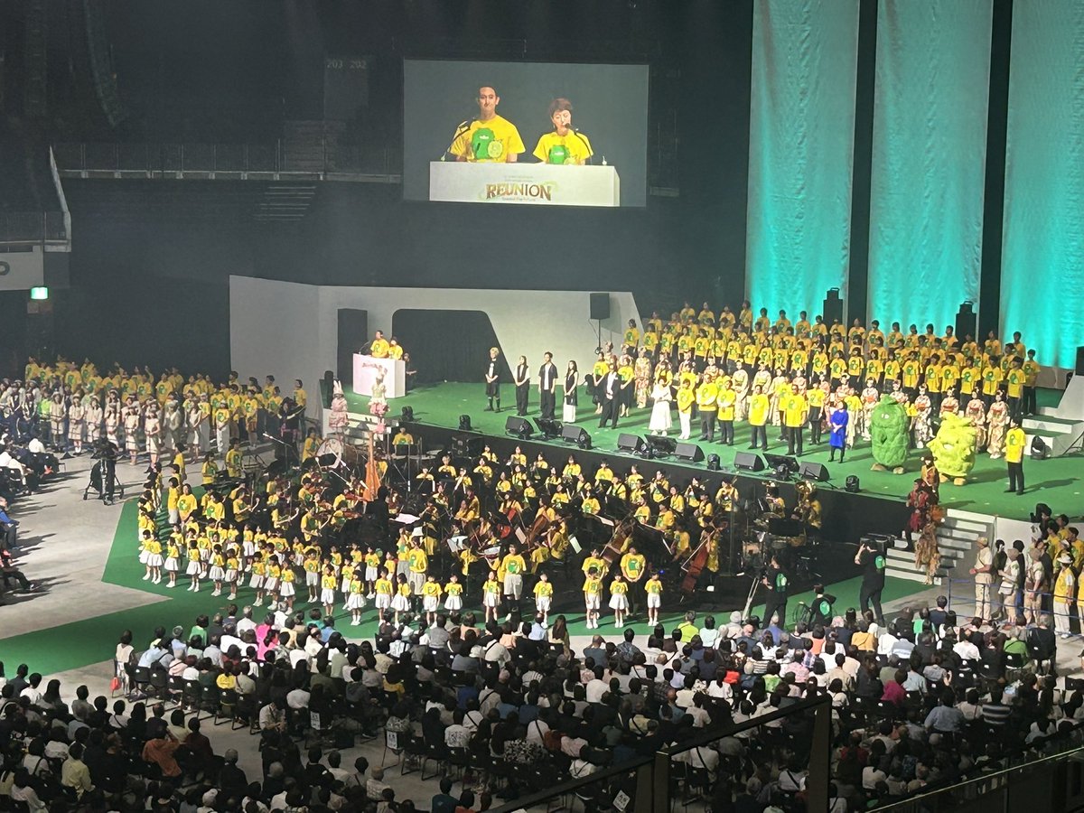 tkariya's tweet image. 9/7 愛・地球博20周年記念行事‼️

石井竜也・竹下景子・夏川りみ・松平健
森山良子・緑黄色社会をゲストに
今年、名古屋に新設されたIGアリーナで
メモリアルイベント。

あれからもう20年かぁ…。