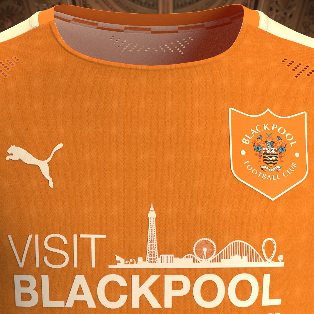 FerruKsaks's tweet photo. 🍊 Blackpool FC / Fantasy design / Home kit

🔎 Una camiseta que forma parte de una linea conceptual que busca representar la historia de un histórico club y su ciudad.

💃🏴󠁧󠁢󠁥󠁮󠁧󠁿 El Home kit está inspirado principalmente en el Blackpool Tower Ballroom (sigue) https://t.co/1dxzqkrToF