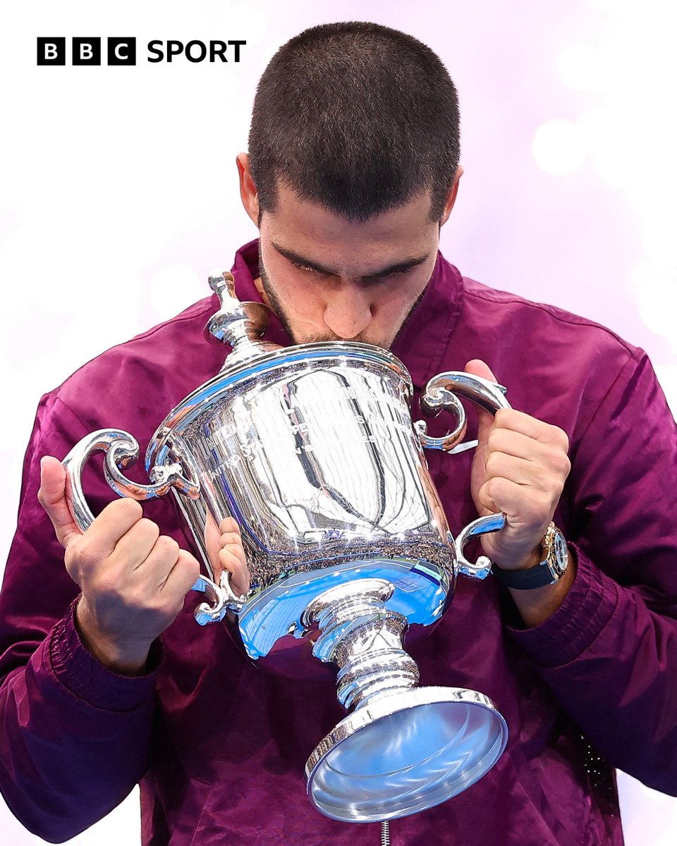 BBCSport's tweet photo. That #USOpen winning feeling... https://t.co/8CvIPkrOMM