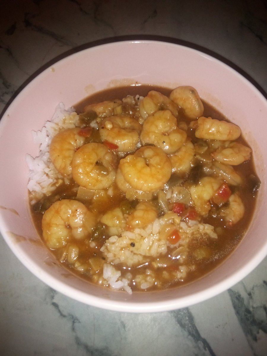 Manuel6484's tweet photo. The kids cooked up some shrimp stew. https://t.co/n2i5GZPPdm