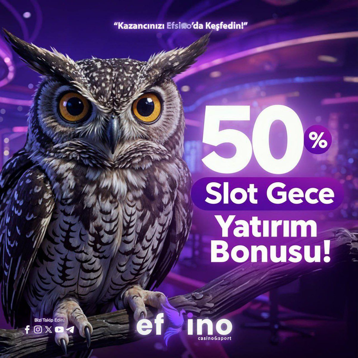 Efsino %50 Gece Slot Yatırım Bonusu

Slot tutkunlarına özel gece yatırımlarınıza %50 bonus fırsatını kaçırmayın!

Sadece 00:00 08:00 saatleri arasında geçerlidir.

Güncel Giriş: kisa.link/mWzAH