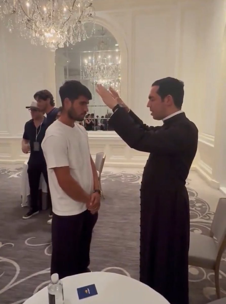 Spanish tennis star Carlos Alcaraz started this year’s US Open with a blessing from a Catholic priest. He went on to win the tournament and claim the championship title.