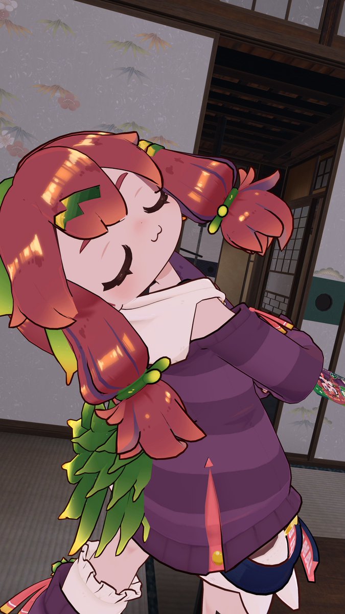 Pollo_VRC's tweet photo. イサナイちゃんのこの表情、めっちゃ好きだわ https://t.co/BkvltrQEZS