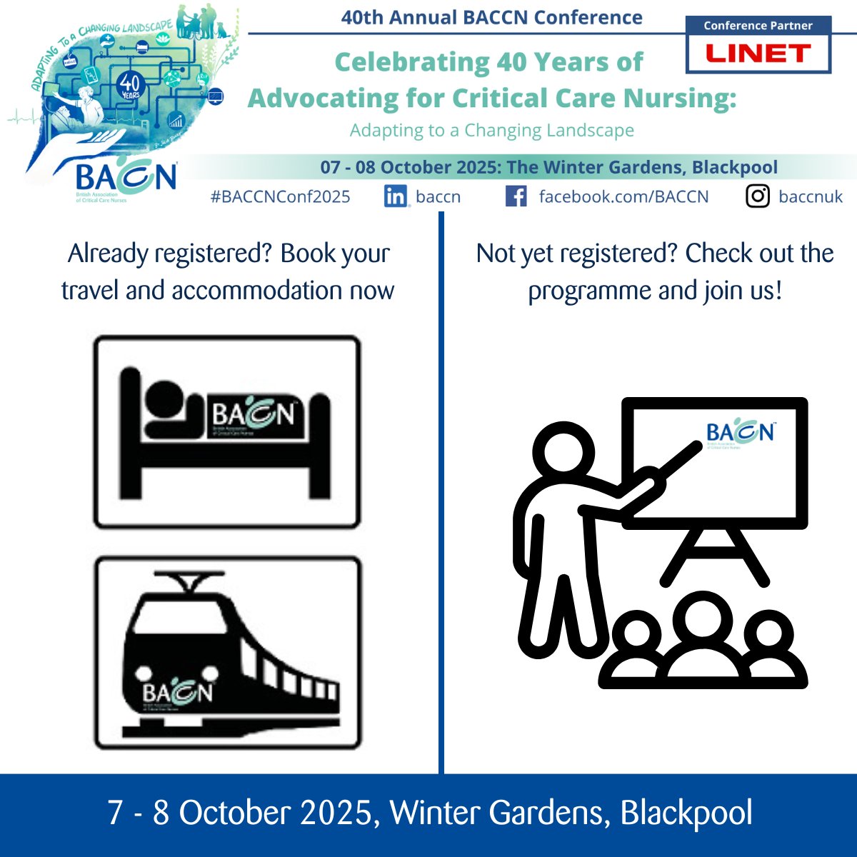 It may be late in the day, but we're very excited that we're now only 30 DAYS away from conference.

Already registered? Fantastic! Remember your hotel too: ow.ly/T9or50WSQz4

Not yet booked? Check out the programme and join us: ow.ly/JKSa50WSQz3

#BACCNConf2025