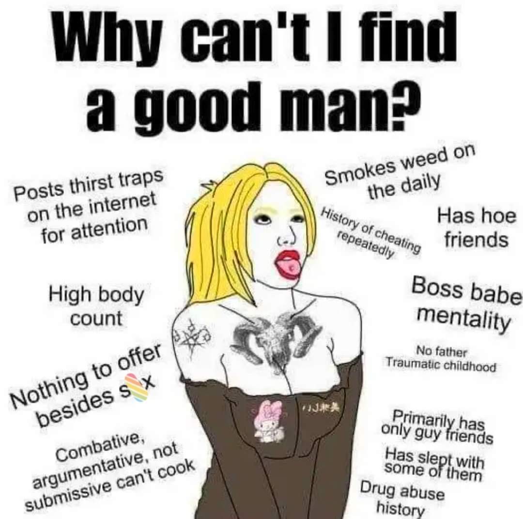 MomsPostingLs's tweet photo. Can't find a good man https://t.co/CE14hrlWY1