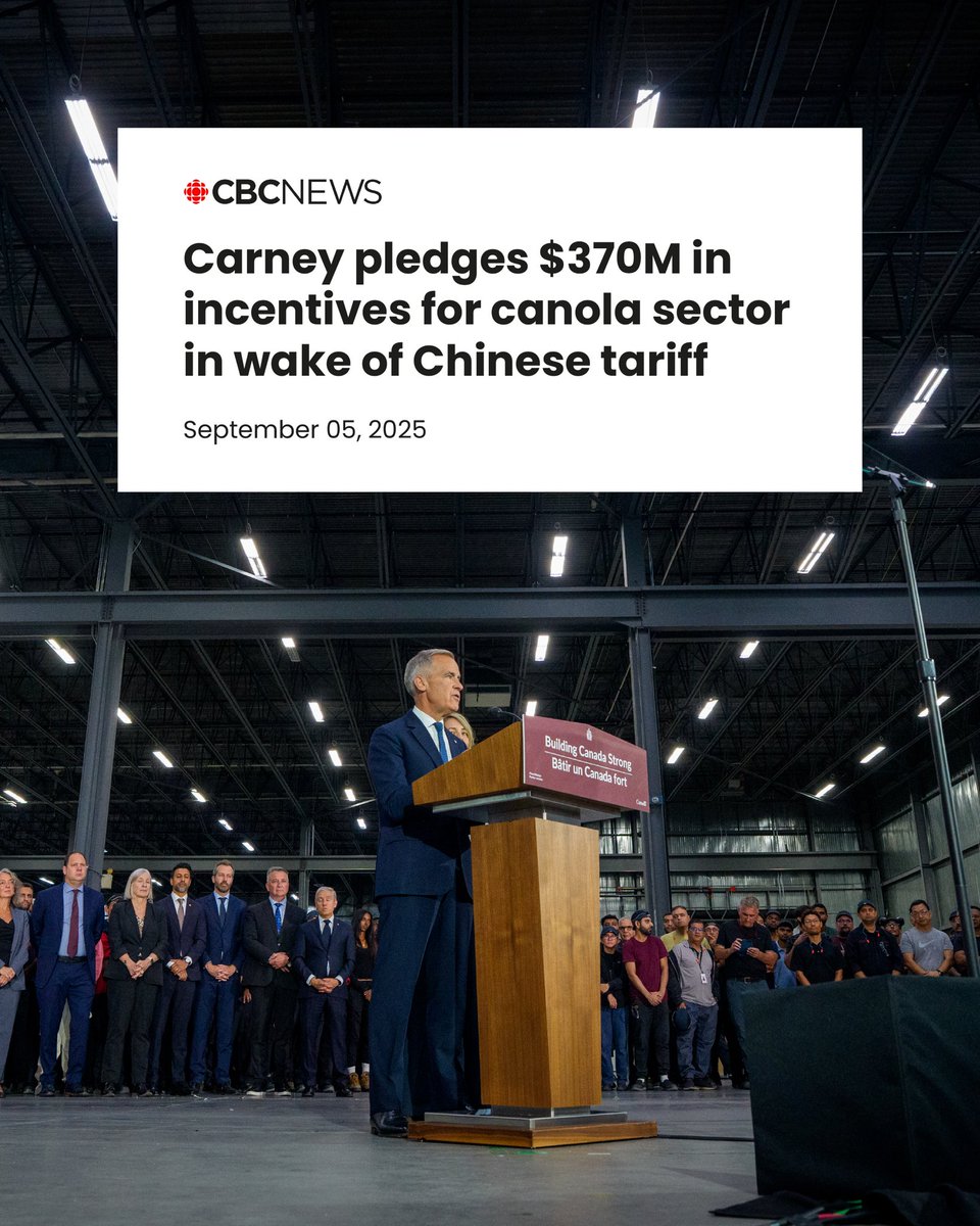 Canadian canola producers have been hit hard by Chinese tariffs. So we’re stepping in with major investments to help them, as well as other agricultural industries, to diversify their markets and products for a stronger, more resilient future.