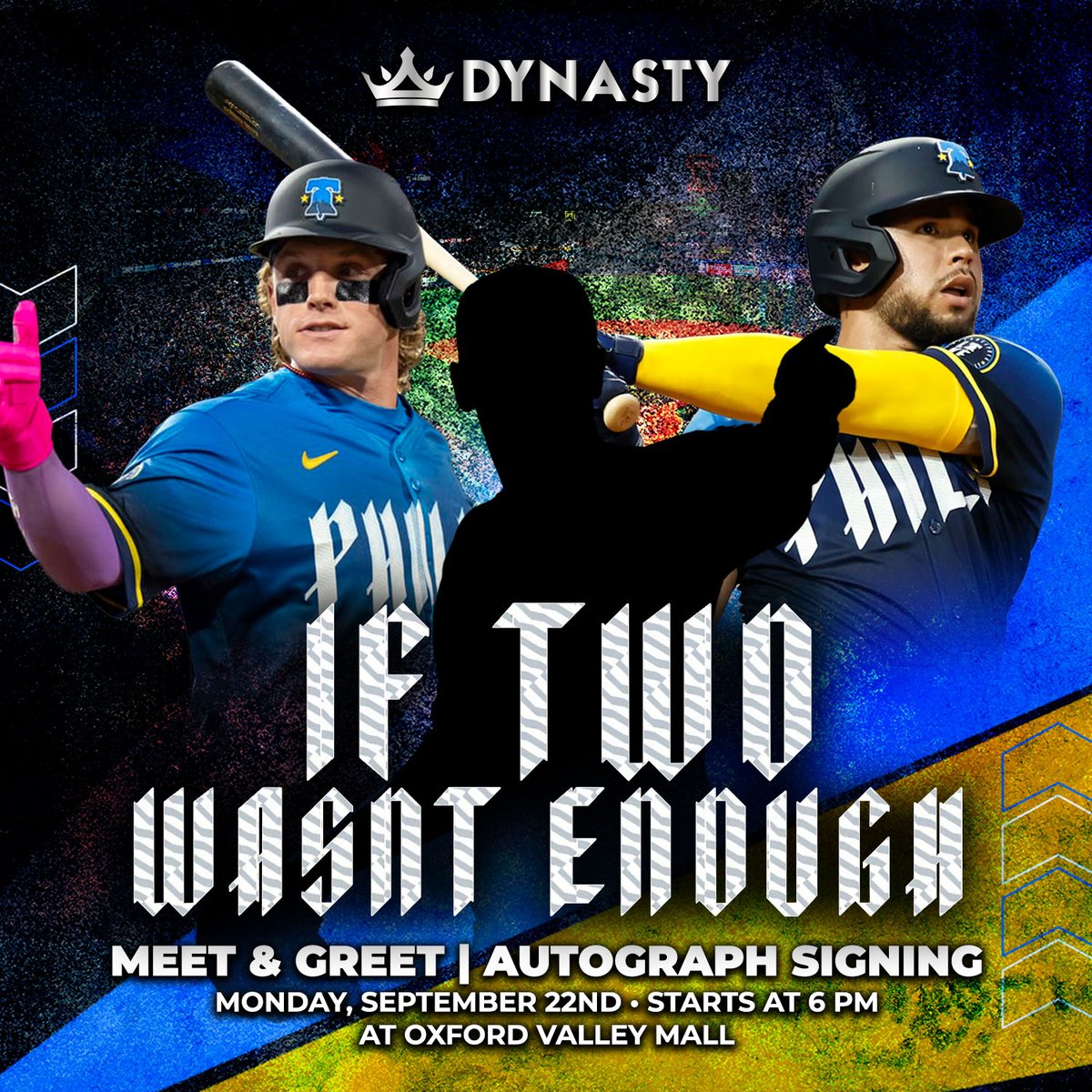 Looks like Harrison Bader &amp; Rafael Marchan have another teammate joining our Phillies event. Stay tuned...