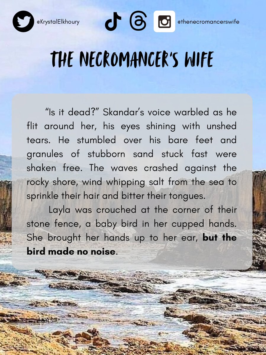 KrystalElkhoury's tweet image. Today’s #sundaysnippet is from Ch11: The Last Lesson (one of my faves)

TNW ft: 
🏳️‍🌈wlw+queer chars
💀retired necromancer🩷💜💙
⚗️missing alchemist🧡🤍🩷
🪄magical intrigue
🚂dieselpunk

✨Vibes: FULLMETAL ALCHEMIST x SAVING PRIVATE RYAN x THE LOCKED TOMB

🔗 in bio for Betas!