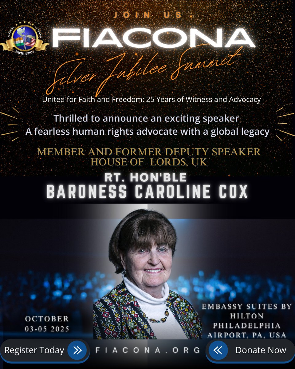 Fiacona_us's tweet photo. FIACONA Silver Jubilee Speaker Series just got a boost! Join the Summit. 

Date: October 3–5, 2025
Location: Embassy Suites by Hilton – Philadelphia Airport, Philadelphia, Pennsylvania
Address: 9000 Bartram Ave, Philadelphia, PA 19153
Registration link: https://t.co/fTsq1659Q2 https://t.co/DPL4jyEKvV