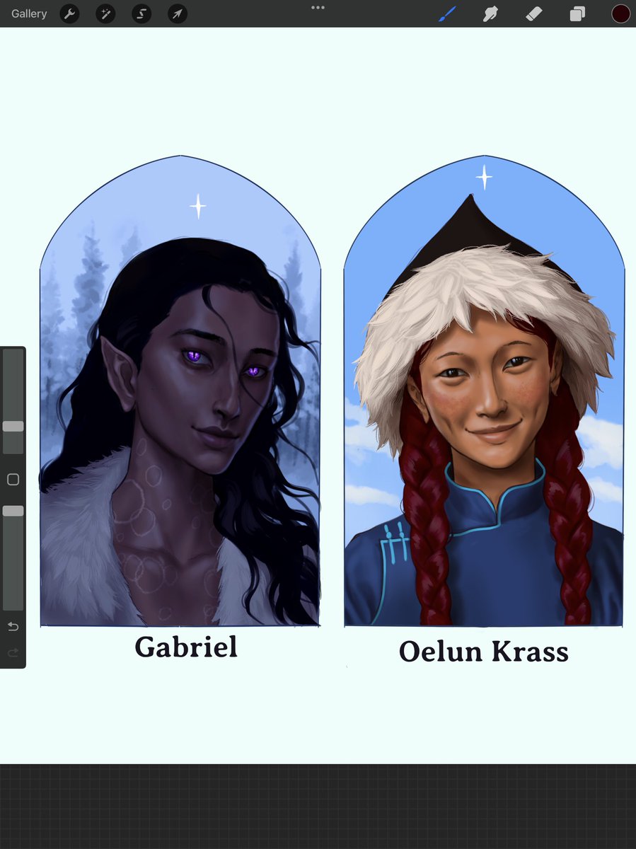 jacobpking's tweet photo. 2/3 protagonists from my fantasy novel
#OC #Wraithwar https://t.co/Qtq6dPz2qw