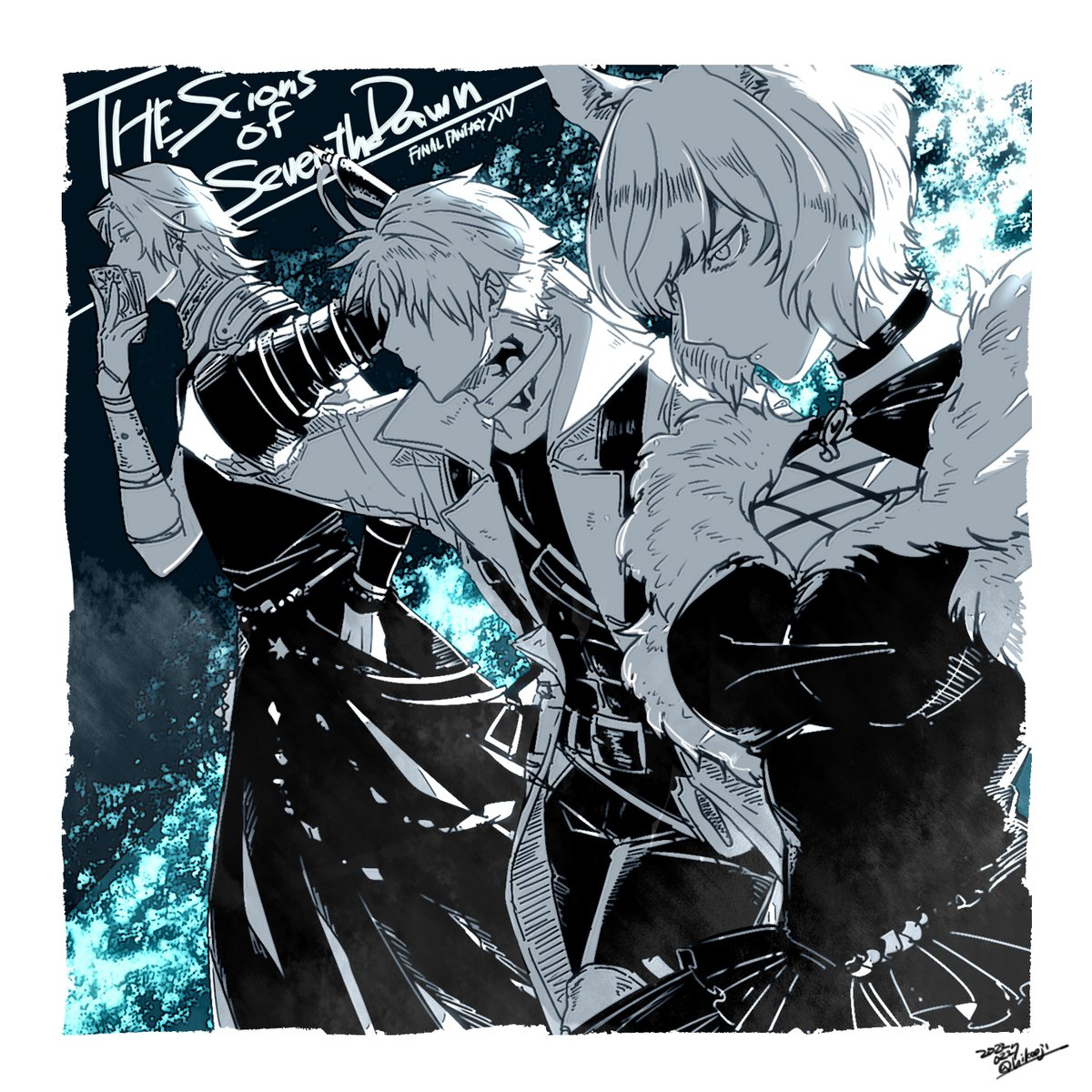 一度消しちゃったので、過去に描いたサンクレッドあたり再掲
#FFXIV #FF14art #FF14 #FF14イラスト