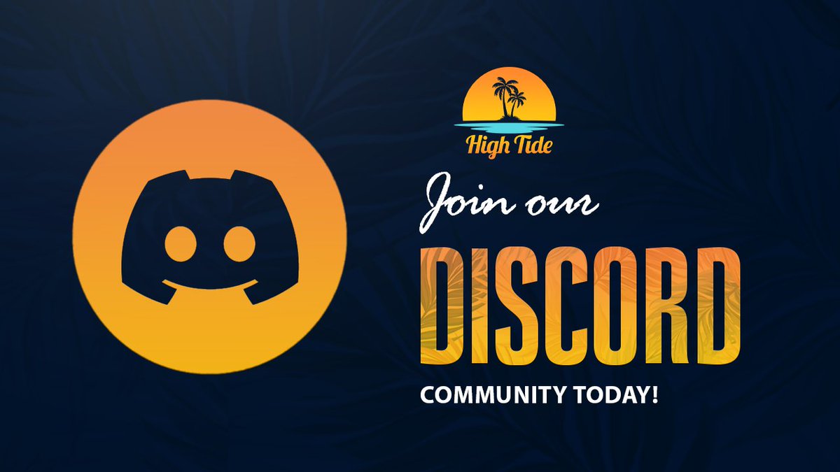If you aren't in the High Tide cord, what are you doing!??????

Join today for smoke seshes, game nights, watch parties, and more 💚