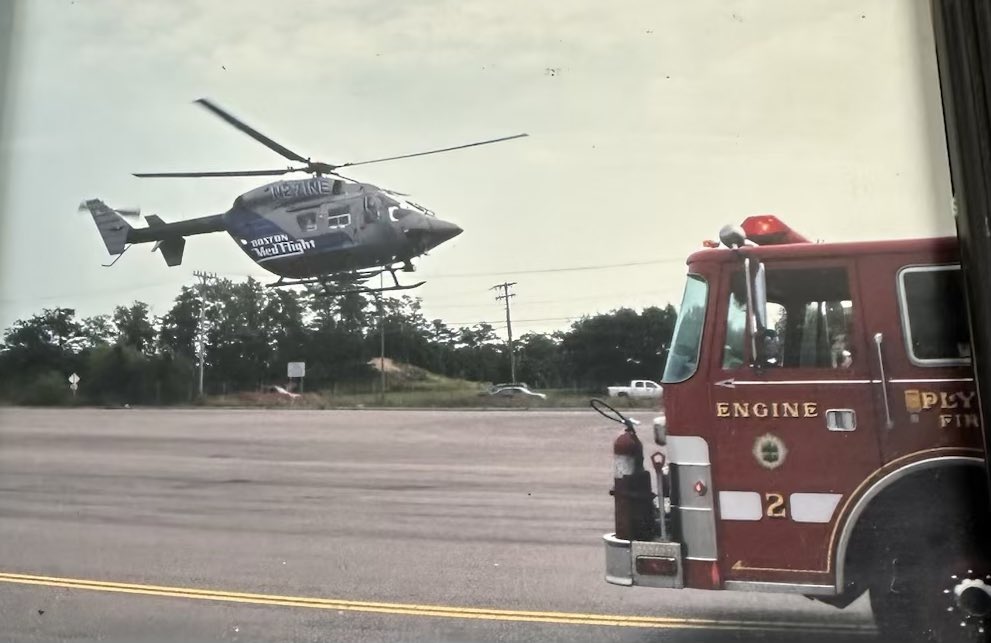 Blast from the past from 2007

Then E2 a 1992 Pierce Arrow at the LZ for Medflight at the old Park N Ride lot which is now
Chic fil A, Five Guys, Chipotle, 110 Grille and more…

Picture by <a href="/OutNorthLou/">Torino</a>