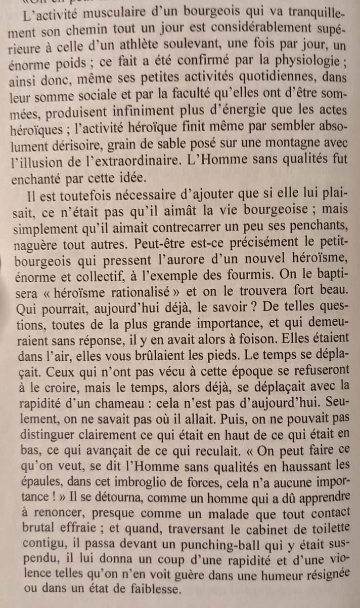 JMontalte's tweet photo. Musil, L'homme sans qualités. L'"héroïsme rationalisé ". https://t.co/TPowRykTQ6