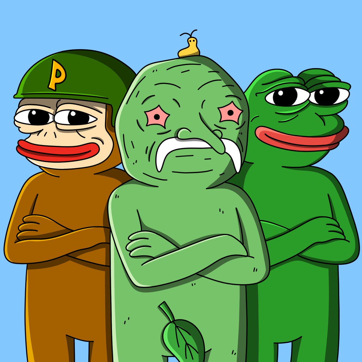 The trifecta

<a href="/pepecoineth/">Pepe</a> <a href="/ponkehq/">Ponke</a> 

#PortTheWort