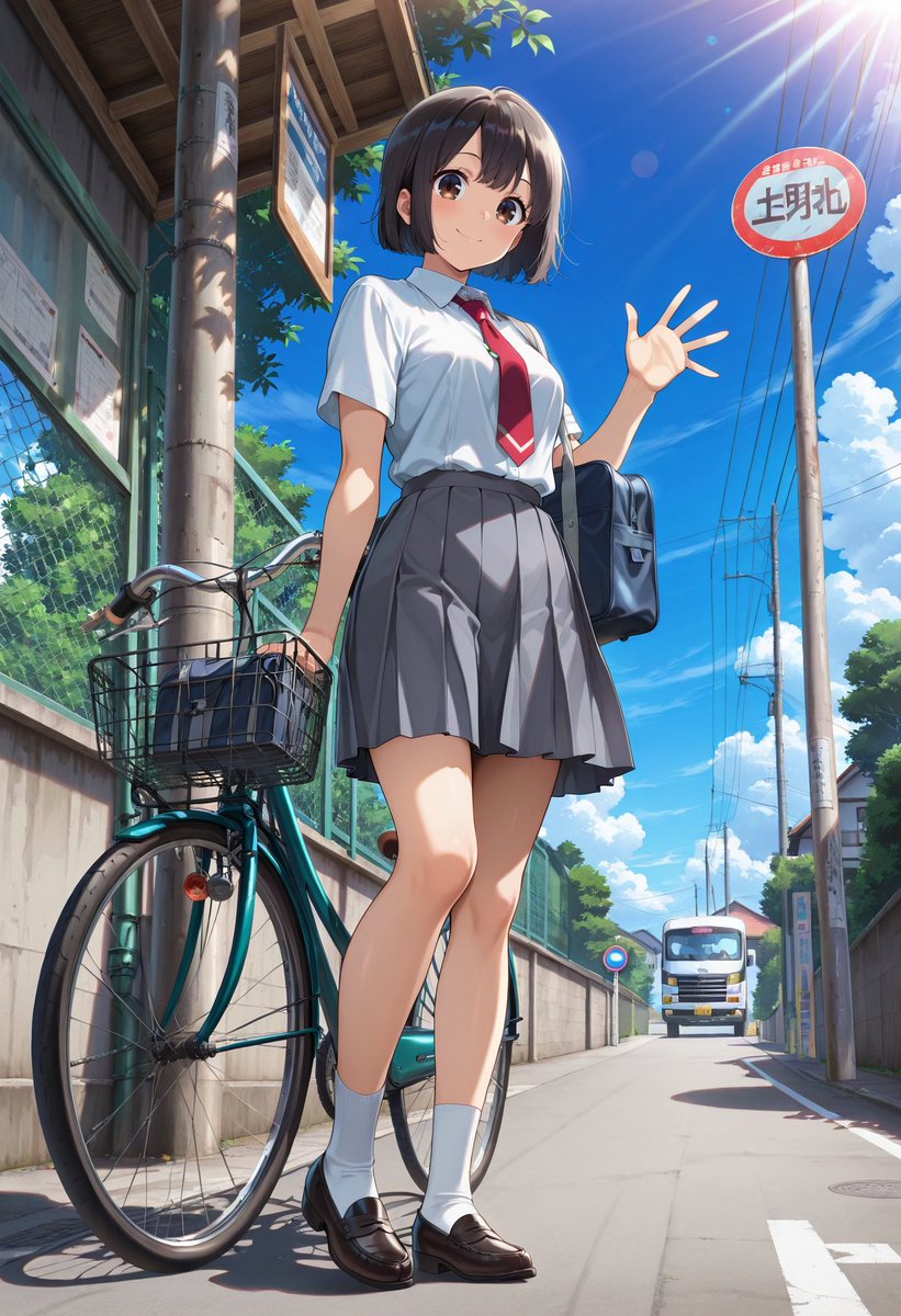 おはようございます！
（なぜかめちゃくちゃ眠い）
#AIグラビア #AIart #flux1 #anzu_flux