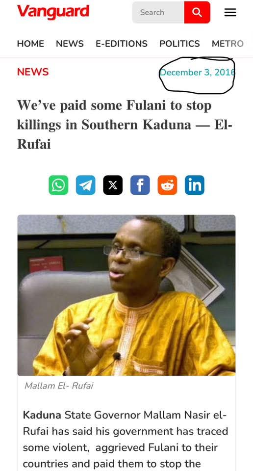 If anyone tells <a href="/ChibuikeAmaechi/">Chibuike R. Amaechi</a> and <a href="/raufaregbesola/">Rauf Aregbesola</a>, that <a href="/elrufai/">Nasir Ahmad El-Rufai</a> is zoning the ADC pres. ticket to the South, is a strategy. Spend your resources building the party ahead of 2027. By 2031, you would see another side of Elrufee.
<a href="/ShehuSani/">Senator Shehu Sani</a>
<a href="/renoomokri/">Reno Omokri</a> 
<a href="/officialABAT/">Bola Ahmed Tinubu</a>