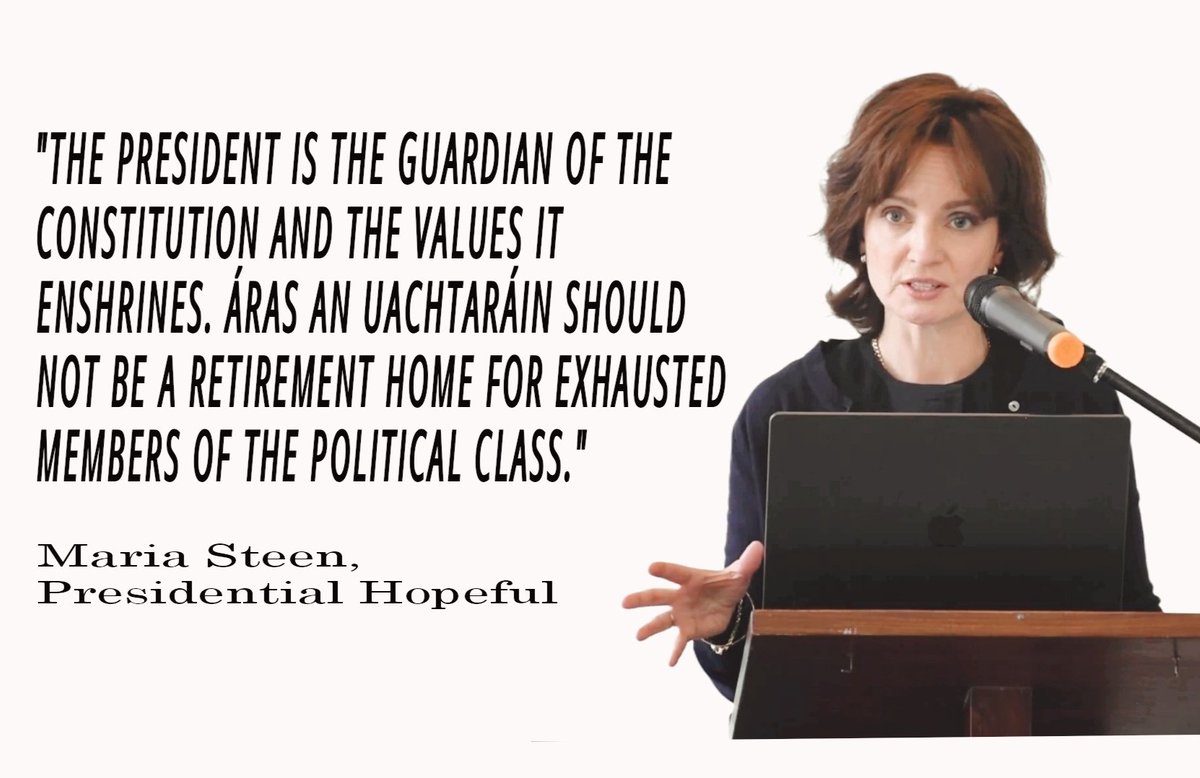 Maria Steen for President, 2025  💚🤍🧡