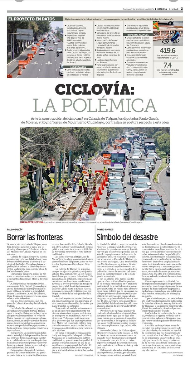 Las ciclovías siempre producen polémica, aquí, en otras ciudades mexicanas y en el mundo. Las quejas y temores son casi exactamente los mismos. Y se han comprobado falsos: no crean mayor congestión, contaminación, no quiebran negocios, no producen accidentes, etc. #SiALaCiclovía