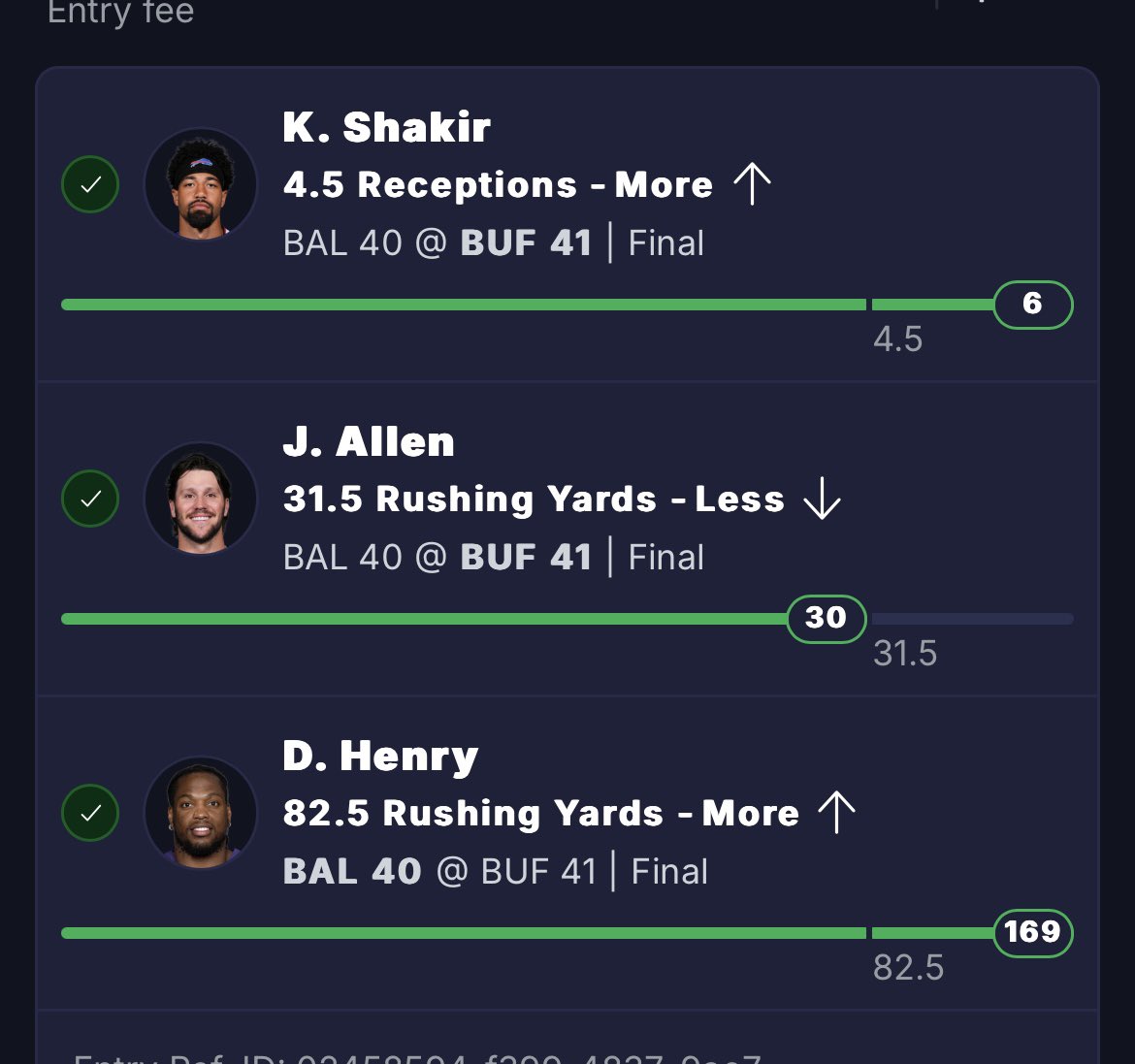 mooney4444's tweet photo. Won because of the Josh Allen kneel downs! @DraftKings @DKSportsbook @JoshAllenQB https://t.co/JrPwnZgX6m