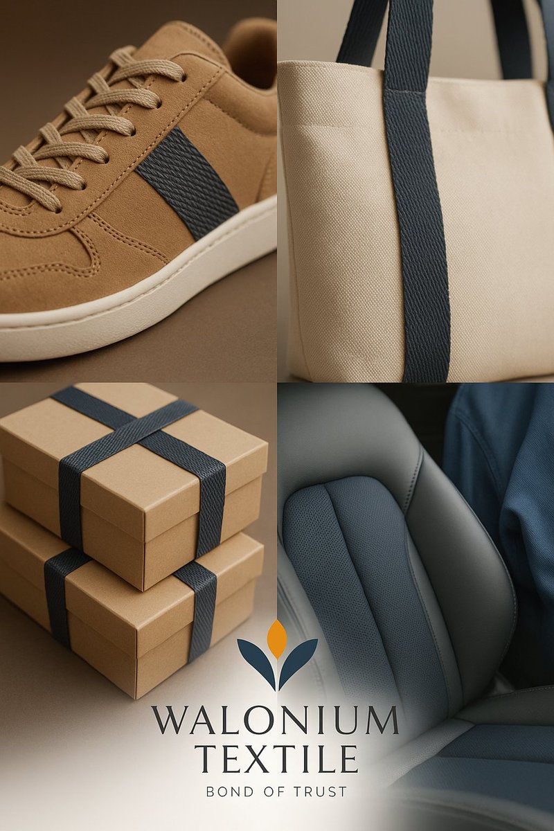 WaloniumTextile's tweet image. From shoes to car interiors, Walonium hook &amp;amp; loop tapes adapt to every need—strong, stylish, and endlessly versatile. Discover more: waloniumtextile.com
#WaloniumTextile #HookAndLoop #VersatileDesign #FasteningInnovation #BondOfTrust