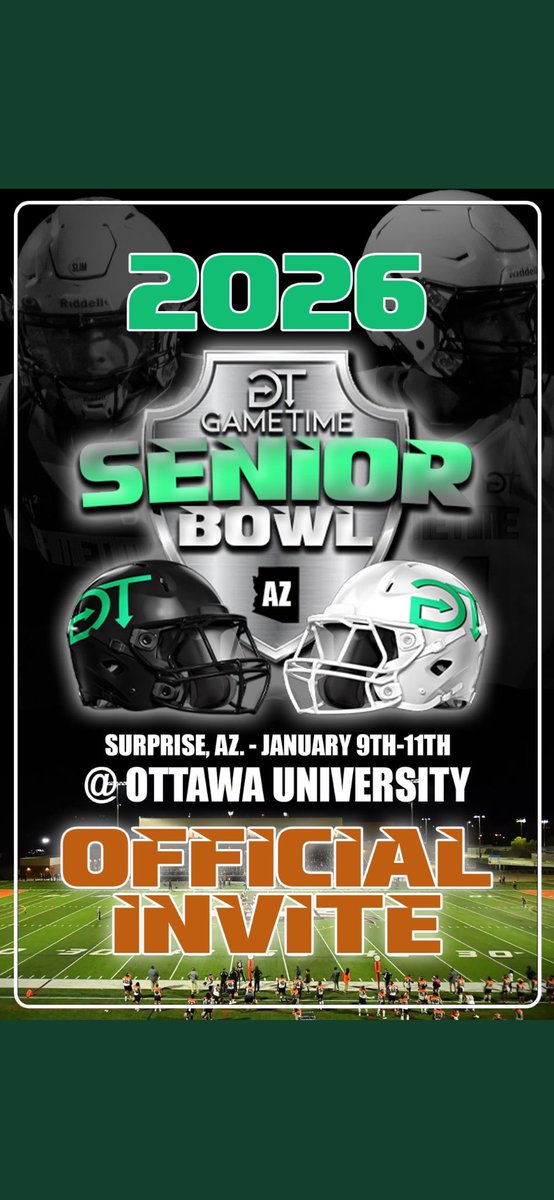crudy56's tweet image. Proud to be nominated for the @GametimeRC senior bowl! Its going to be alot of fun competing in this game! Thanks for the opportunity!
@PrepRedzoneAZ
@recruit_theview
@PrepRedzoneAZ
@AZHSFB
@gridironarizona