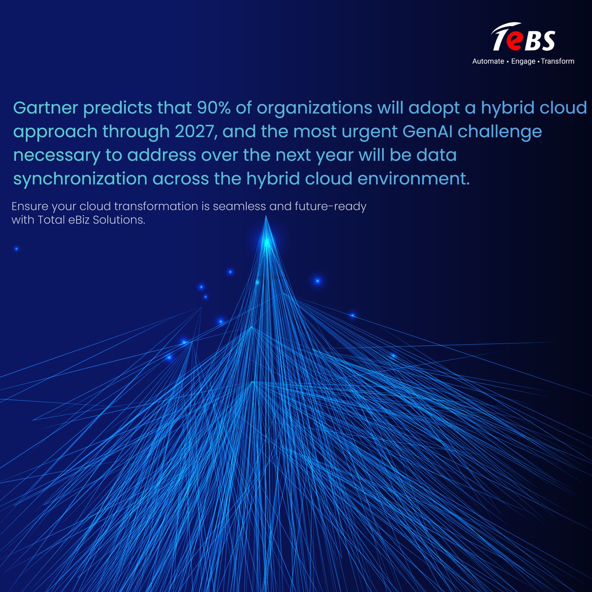 Total_ebiz's tweet image. Hybrid cloud often leads to fragmented systems and inconsistent data. TeBS unifies environments for seamless flow, resilience, and smarter decisions. Know more:
totalebizsolutions.com/services/ai-cl…
#HybridCloud #CloudStrategy #DataSynchronization #DigitalTransformation