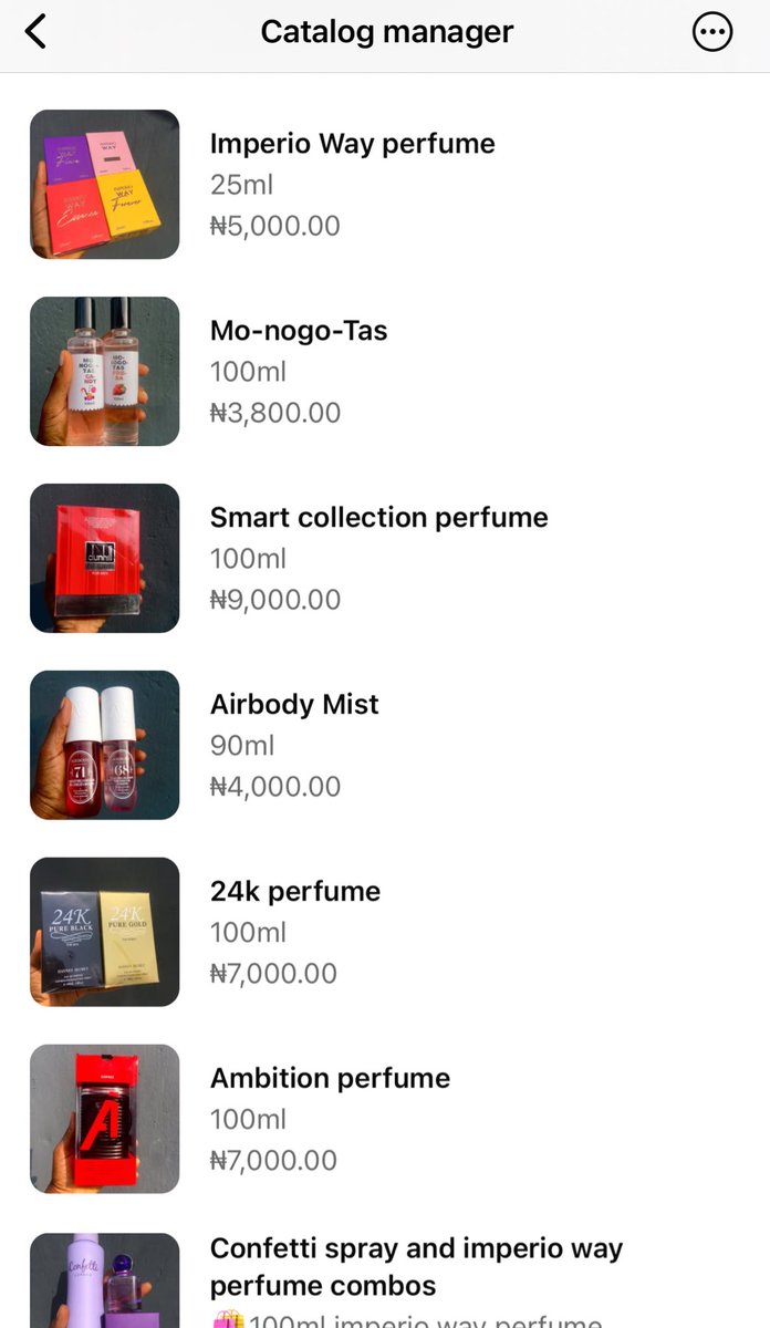 Sareri’s Perfumes In Lagos tweet media