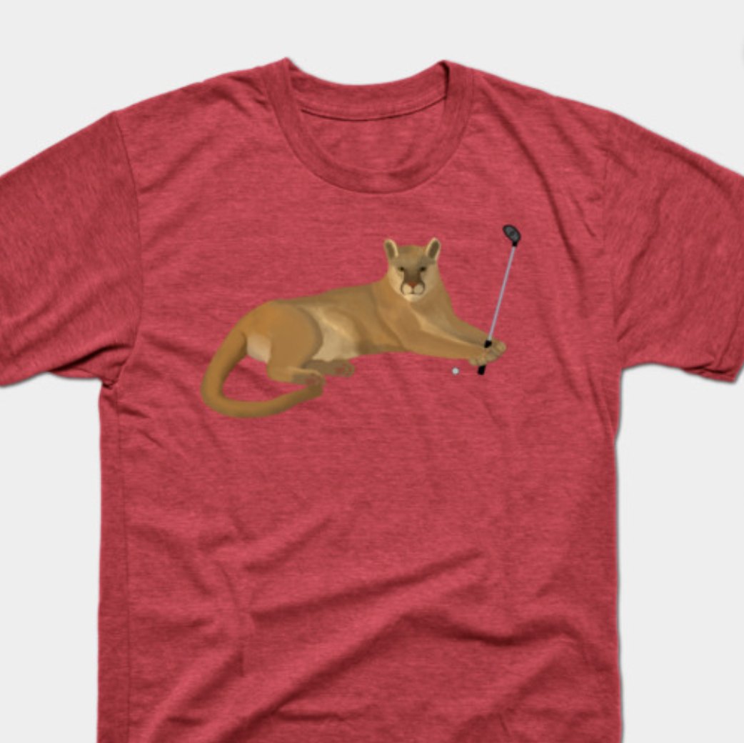 MascotDesigns1's tweet photo. Our cougar mascot is playing golf!
Other colors/sports too
#BuyIntoArt #Cougars #Cougs #GoCougars #Houston #UH #UniversityofHouston #WashingtonState #CollegeOfCharleston #AzusaPacific #SIUE #MinnesotaMorris #Clark #Caldwell #ColumbusState
Buy here: https://t.co/pTr27M1uSn https://t.co/HyjRDH887n