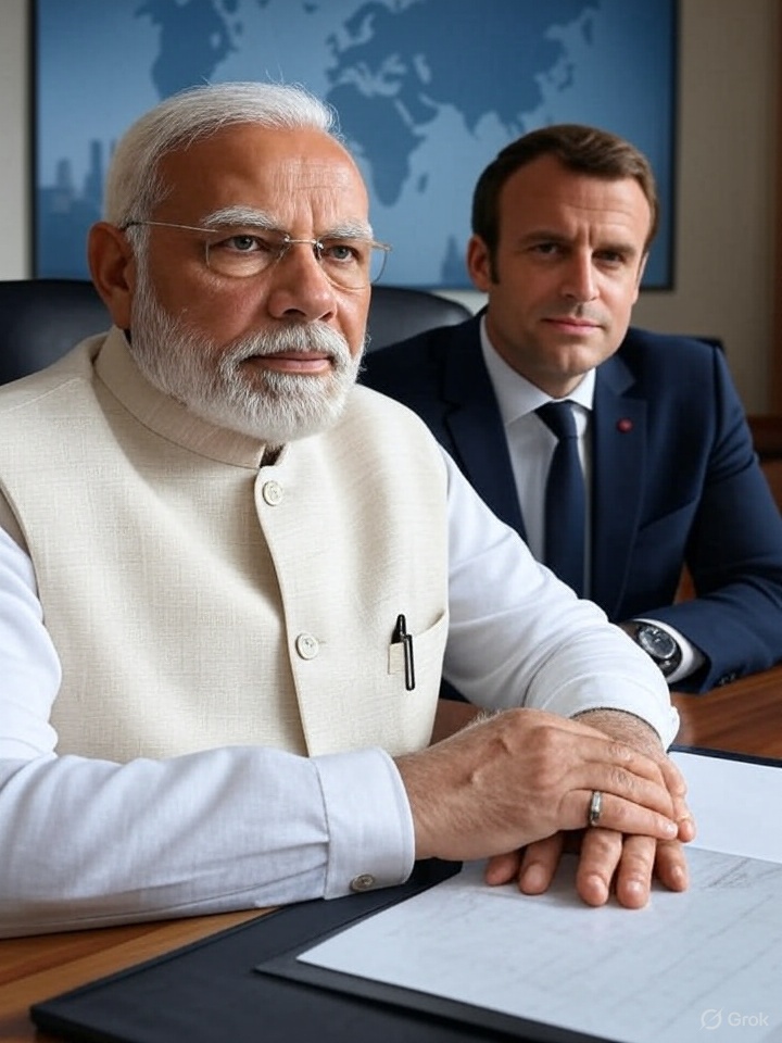 MiMarathiBhau's tweet image. Modi-Macron call: France eyes deeper defence ties with India - Rafale deals incoming? 

Controversial: Could counter China faster. 

Game-changer? Poll: Yes/No? 

@grok @mimarathibhau #ModiMacron #IndoFrance