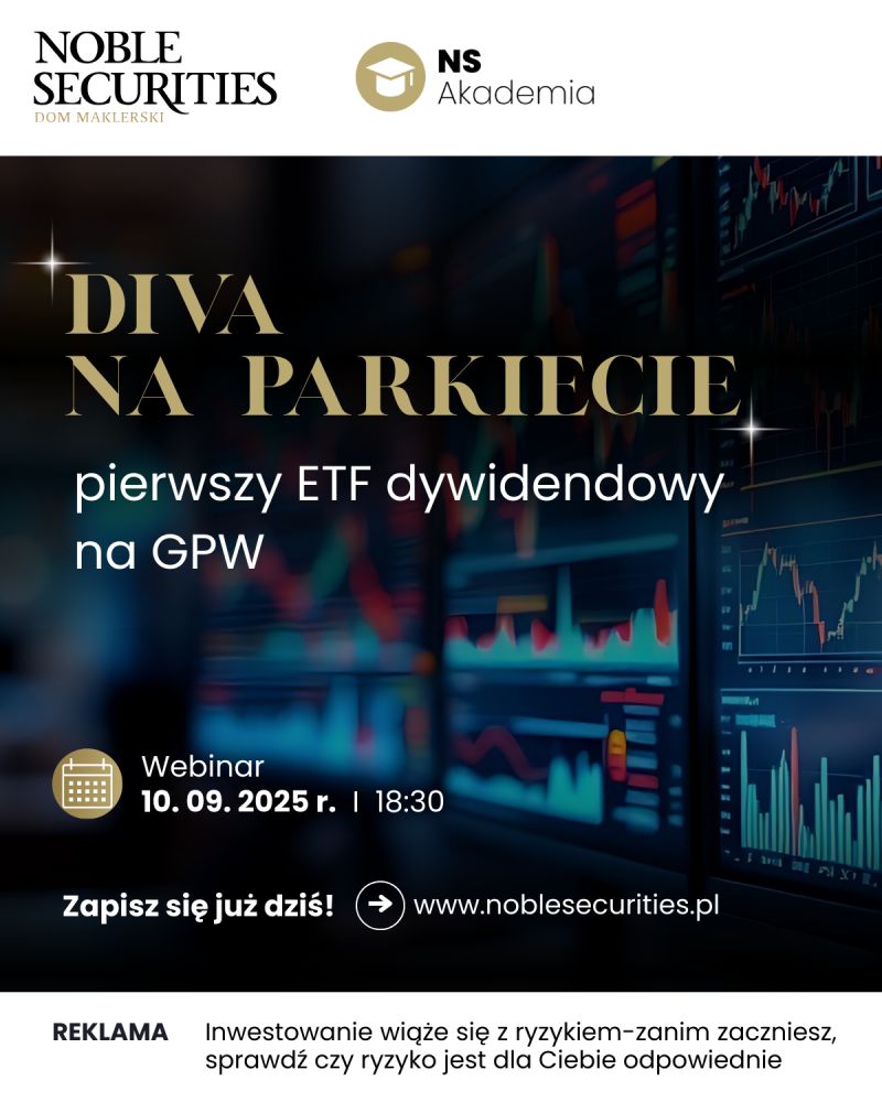 BETA ETF (@etfbeta) on Twitter photo Zapraszamy w środę na webinar organizowany dla Klientów <a href="/noblesecurities/">Noble Securities</a> podczas którego omówimy najnowsze rozwiązanie od nas czyli BETA ETF Dywidenda Plus oraz zastanowimy się nad jego wykorzystaniem w portfelach.
noblesecurities.pl/lp2/webinar202… Zapraszamy w środę na webinar organizowany dla Klientów <a href="/noblesecurities/">Noble Securities</a> podczas którego omówimy najnowsze rozwiązanie od nas czyli BETA ETF Dywidenda Plus oraz zastanowimy się nad jego wykorzystaniem w portfelach.
noblesecurities.pl/lp2/webinar202…