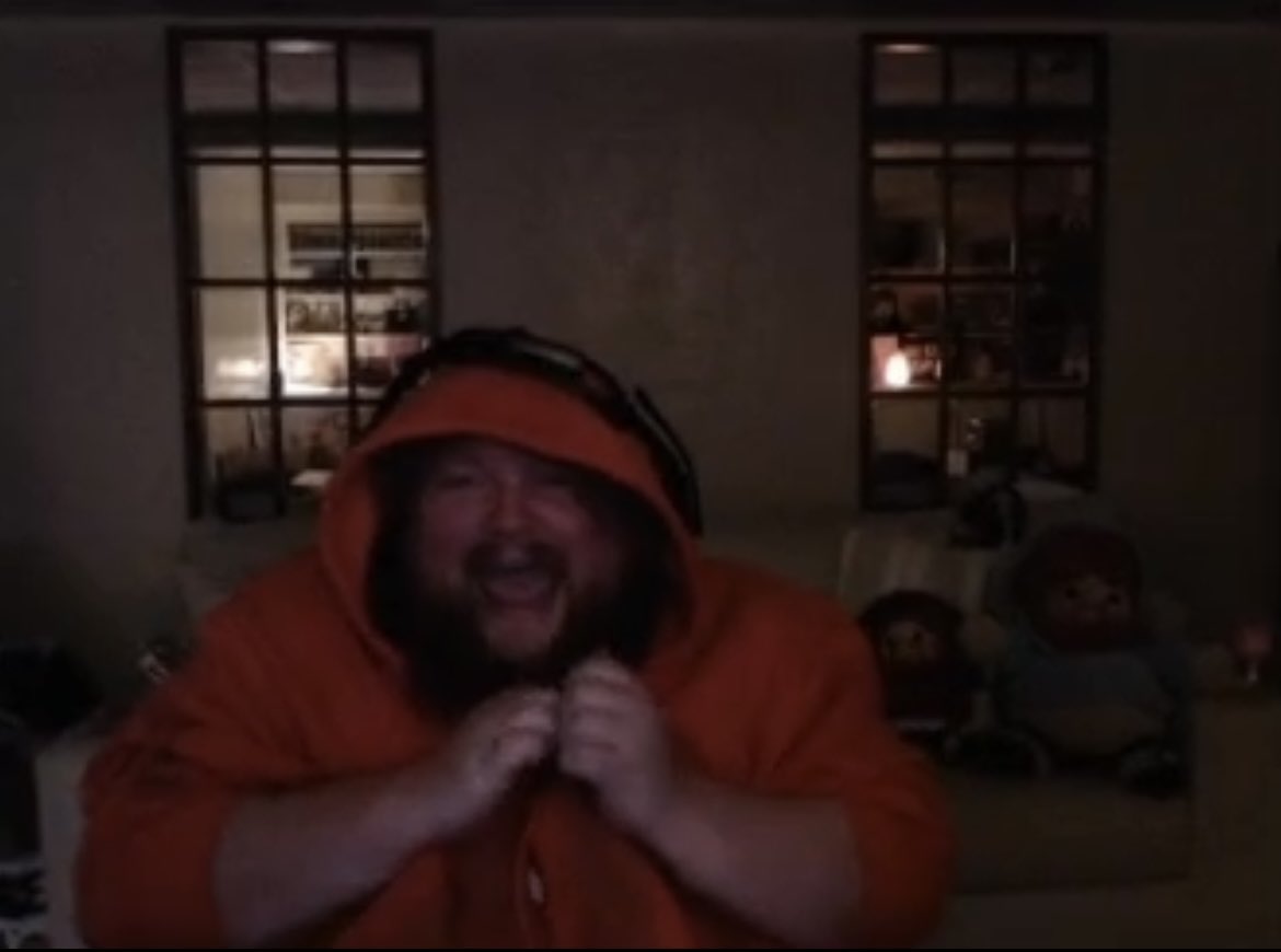 THERE'S JUST GENUINE TERROR ON HIS FACE 😭