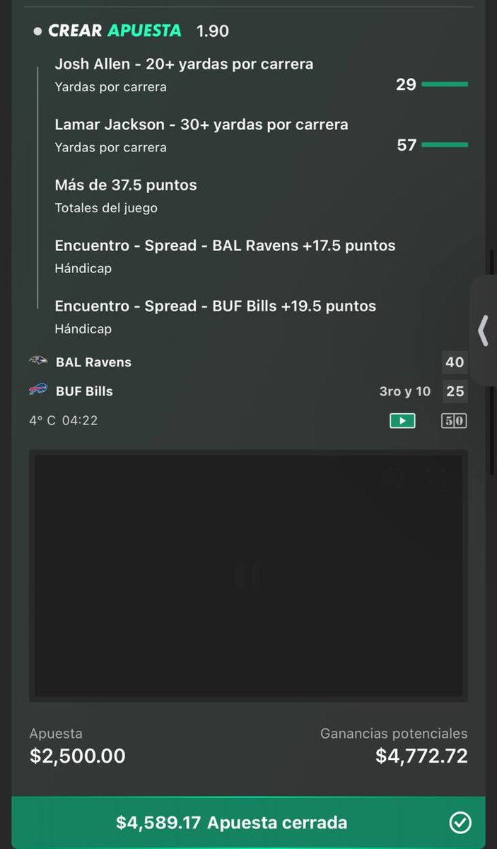ephist_'s tweet photo. Un día más✅🐐🏈.

Doble (-129)🚮

Tarde:
Lions Crear Apuesta (-130)✅🐐
Bills Crear Apuesta (-130)✅🐐
Ravens JG (-140)✅🐐 https://t.co/LYNA4p9KPA