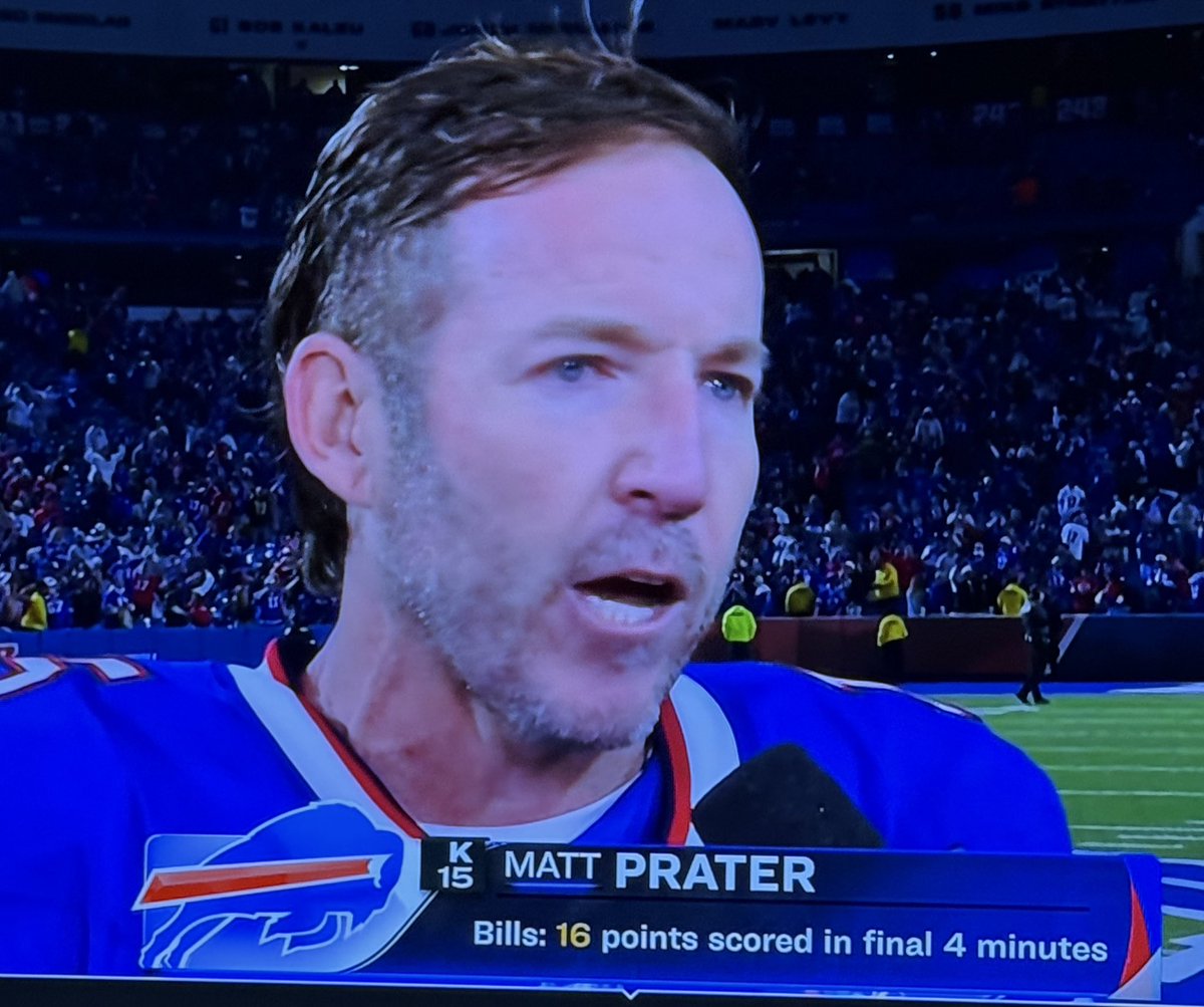 Matt Prater looks like he’s about to pass some important legislation.
